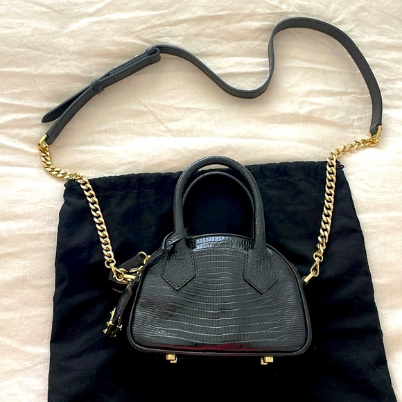 The Kooples Paris Mini Black Leather Bag – OS - Picture 8 of 9